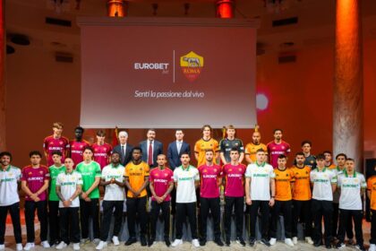 Roma, contro il Como debutta il nuovo main sponsor: Eurobet