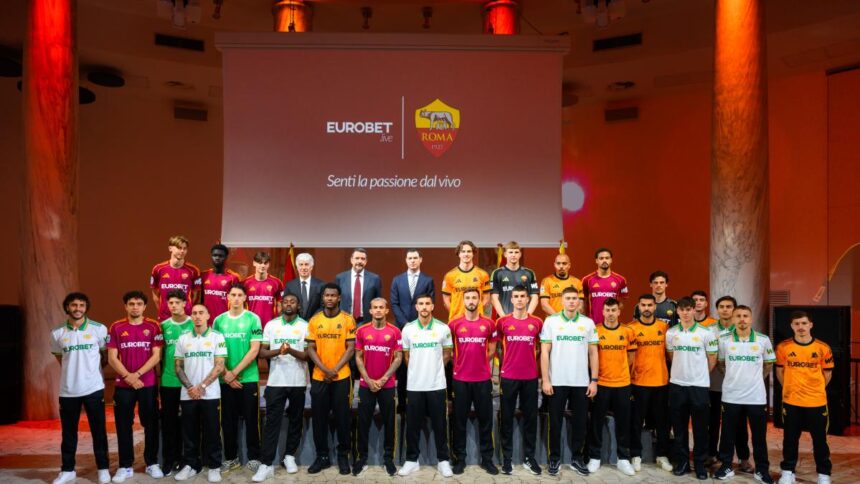 Roma, contro il Como debutta il nuovo main sponsor: Eurobet
