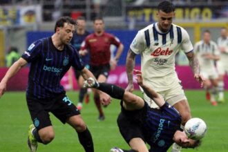 rabbia Chivu, gol dubbio della Dea e rigore negato, espulso il tecnico