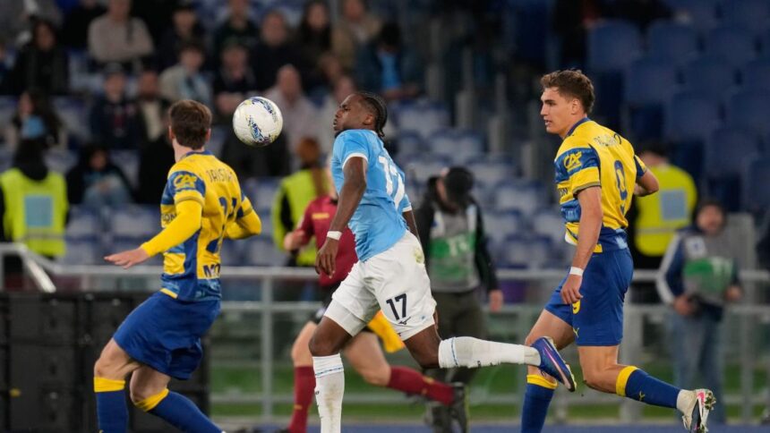 Lazio-Parma 1-1, gol di Delprato e Noslin