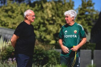 Roma, la serata di Ranieri e Gasperini all'Olimpico