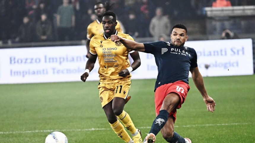 Genoa: problema muscolare per Messias, salta la Fiorentina - Calcio