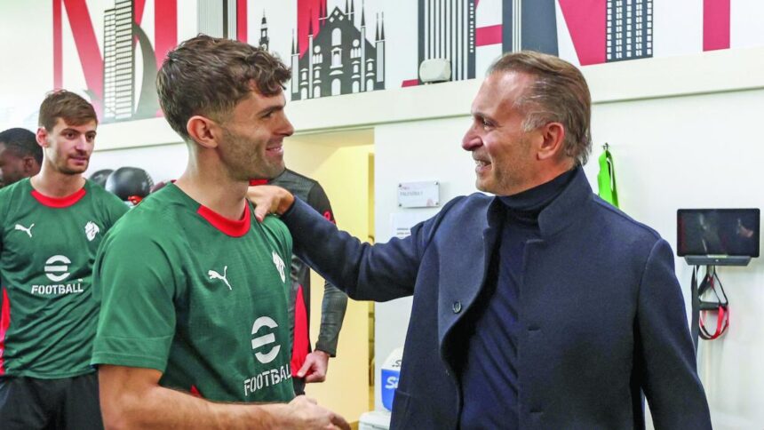 Cardinale: gioco, giovani e visione comune. E il Milan si tiene stretto Pulisic