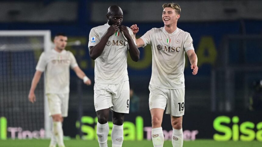 Il Napoli e un attacco di giganti: da Lucca a Lukaku e Hojlund, quasi 6 metri d'altezza