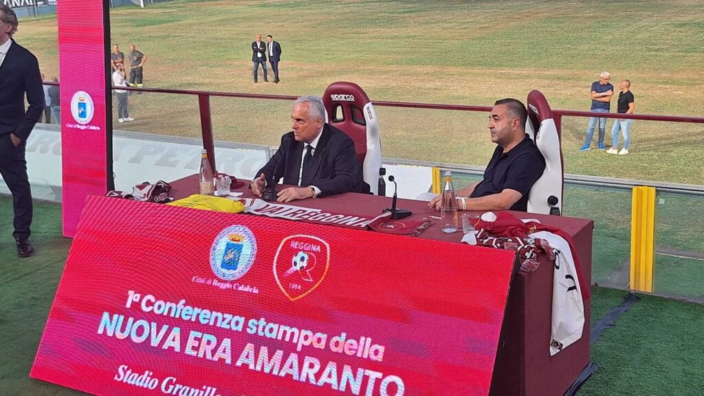 Lotito si presenta a Reggio Calabria, "serie D solo momento di partenza" - Calcio