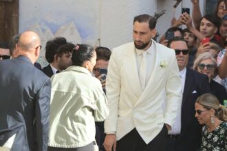 Borgo in festa a Locorotondo, Donnarumma e Alessia Elefante sposi - Calcio