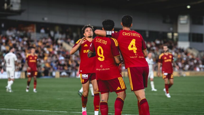 Roma Newport, risultato e gol dell'amichevole dei giallorossi