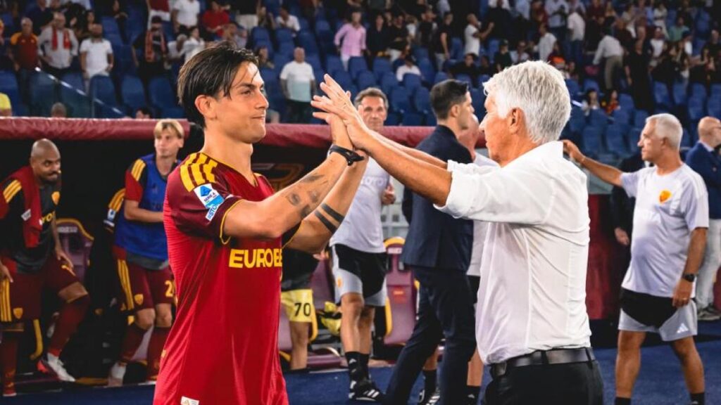 Roma, Gasperini: "Dybala tra i primissimi della Serie A"