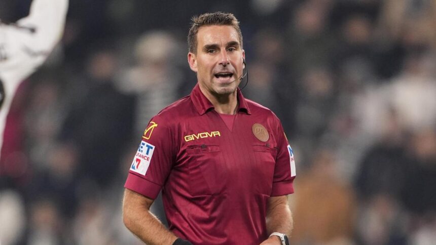Serie A, gli arbitri del secondo turno: Juve-Parma a Fiourneau, Pairetto per Napoli--Como