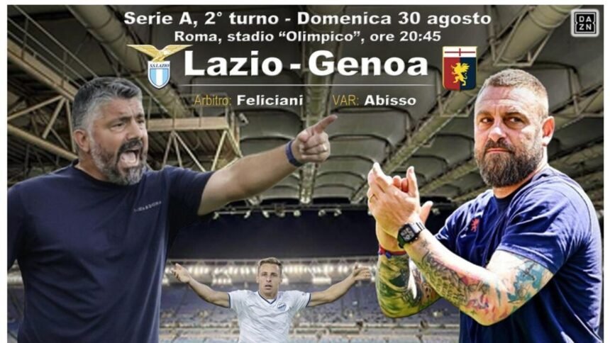 Serie A: domenica alle 20,45 in campo Lazio-Genoa DIRETTA e FOTO - Calcio