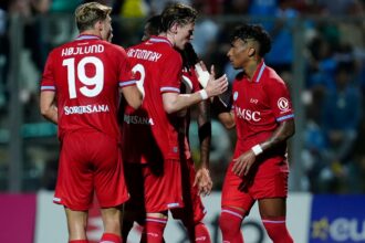 in mezzo ai soliti noti Rrahmani, McTominay e De Bruyne si scatena Lucca