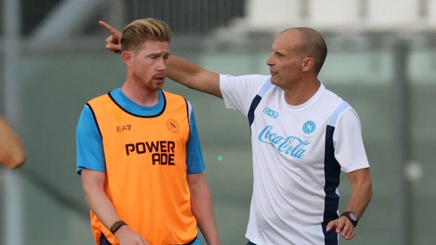 Allegri e la scelta drastica su De Bruyne a Genova che un anno dopo segna lo spartiacque con Conte