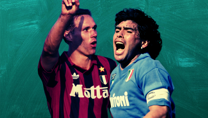 Gullit e Van Basten contro Maradona e Careca. Quando il calcio vero si gustava in Italia